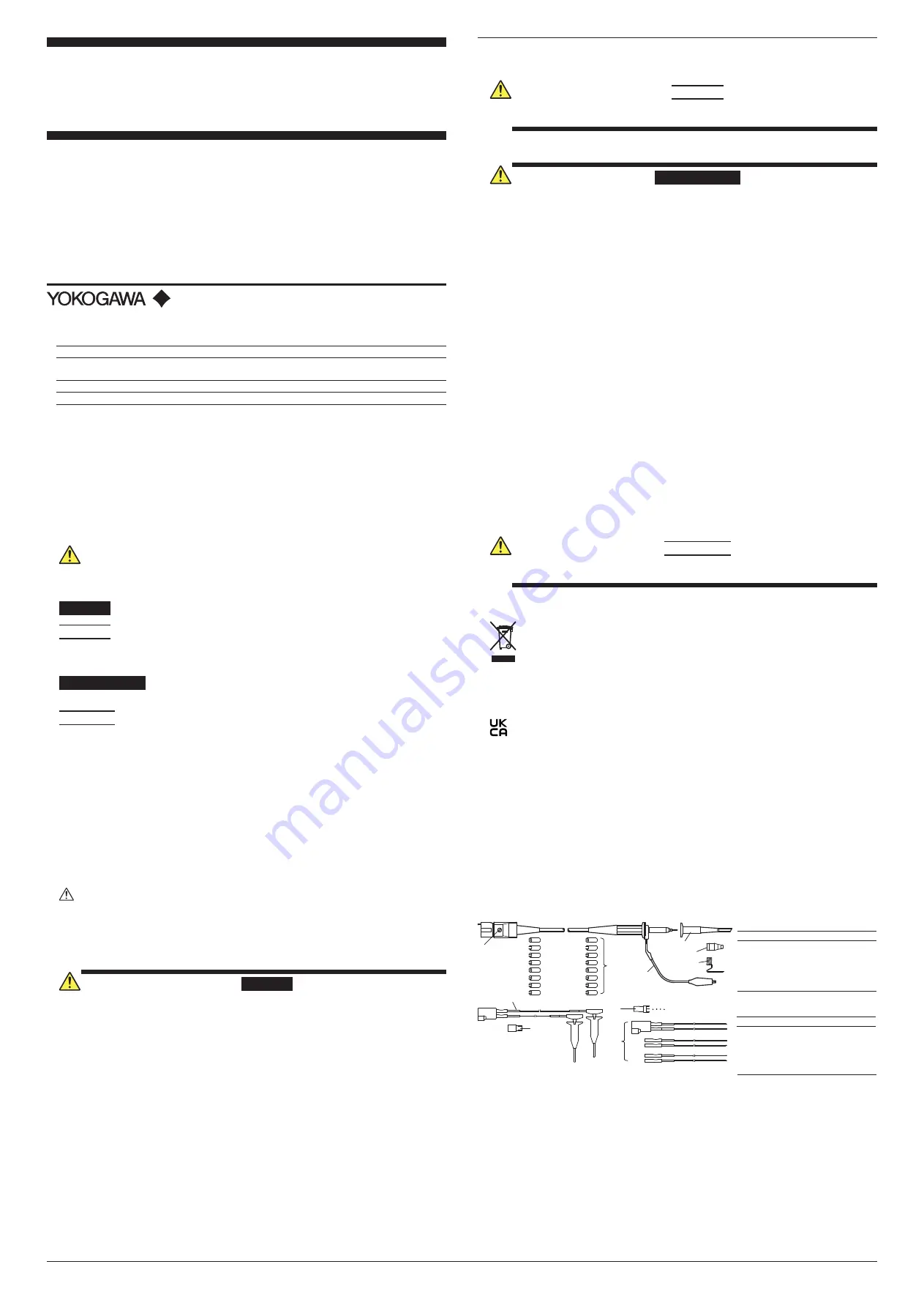 YOKOGAWA 701937 User Manual Download Page 1