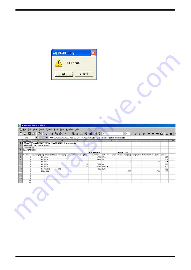 YOKOGAWA AQ2160-02 User Manual Download Page 59