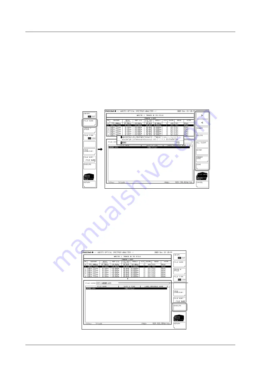 YOKOGAWA AQ6373 User Manual Download Page 212