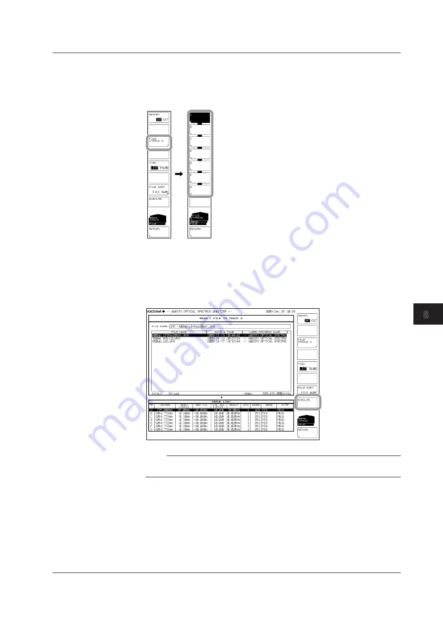 YOKOGAWA AQ6373 User Manual Download Page 215