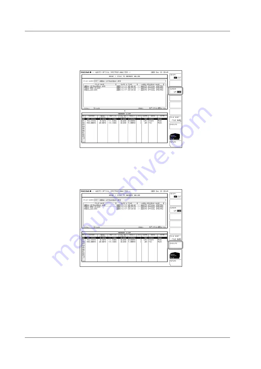 YOKOGAWA AQ6373 User Manual Download Page 220