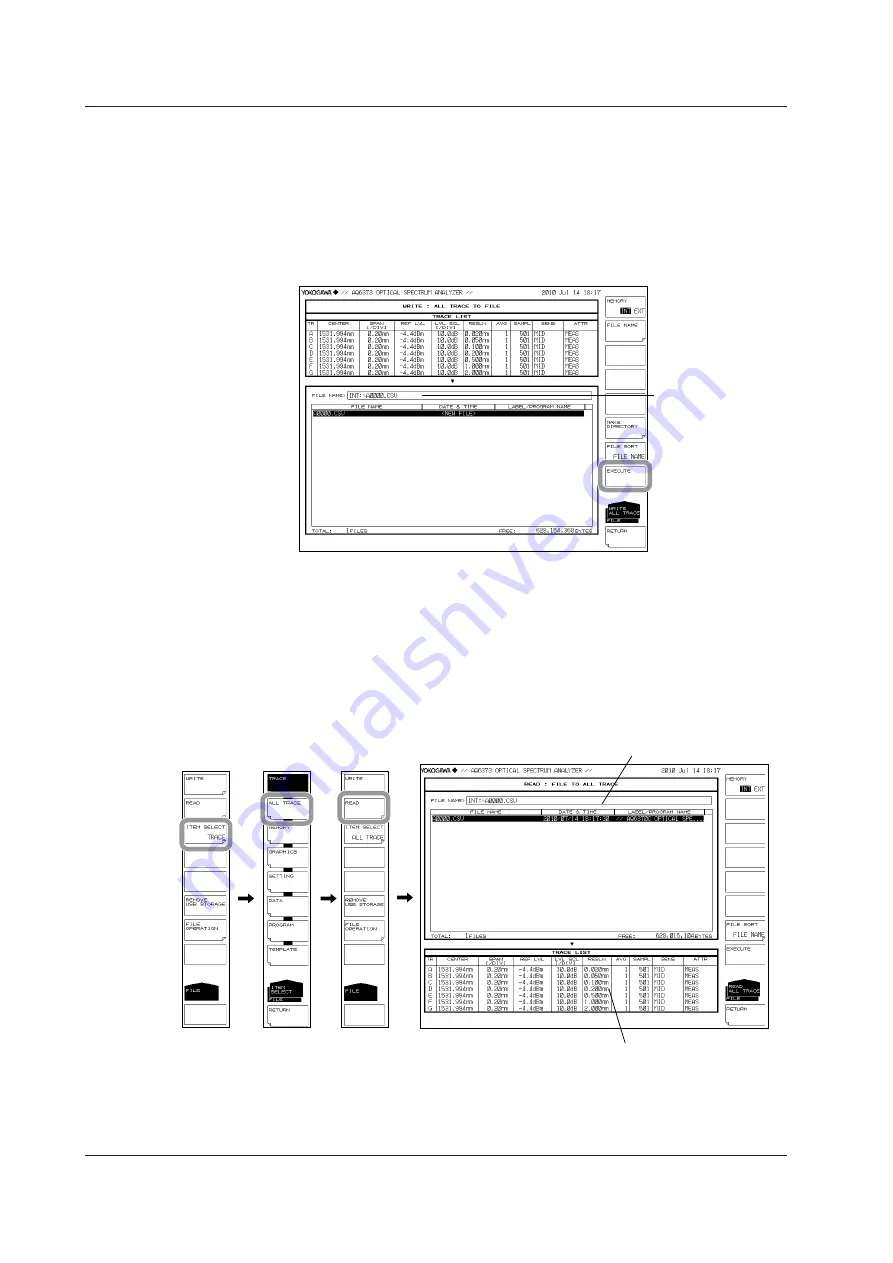 YOKOGAWA AQ6373 User Manual Download Page 228