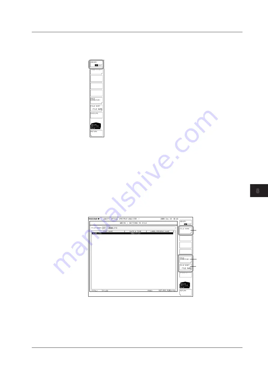 YOKOGAWA AQ6373 User Manual Download Page 233