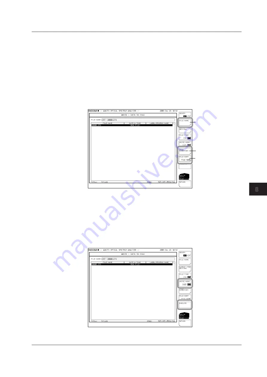 YOKOGAWA AQ6373 User Manual Download Page 239