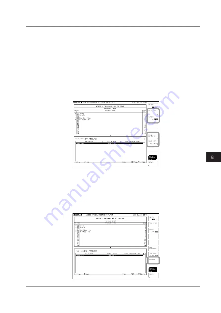 YOKOGAWA AQ6373 User Manual Download Page 247