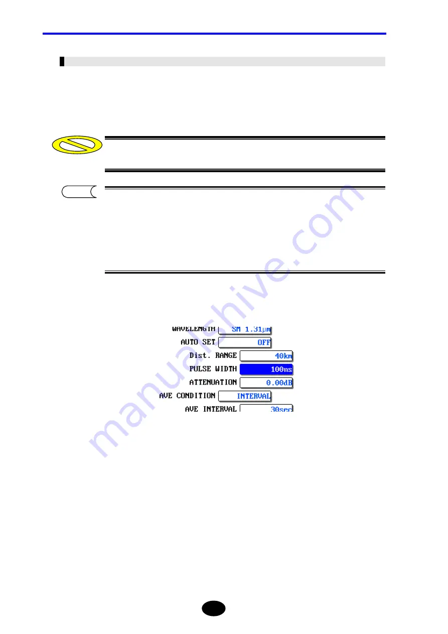 YOKOGAWA AQ7260 OTDR User Manual Download Page 125