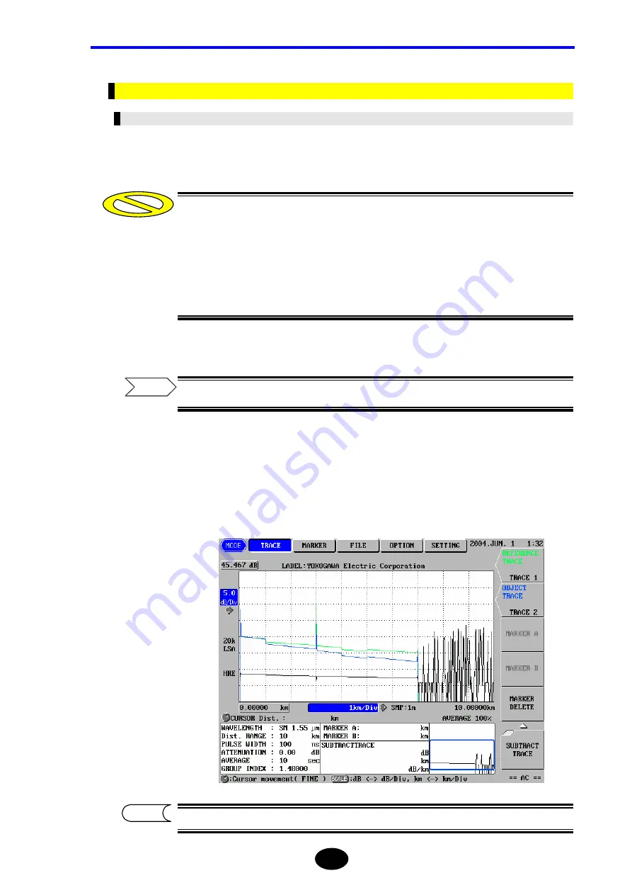 YOKOGAWA AQ7260 OTDR Скачать руководство пользователя страница 338