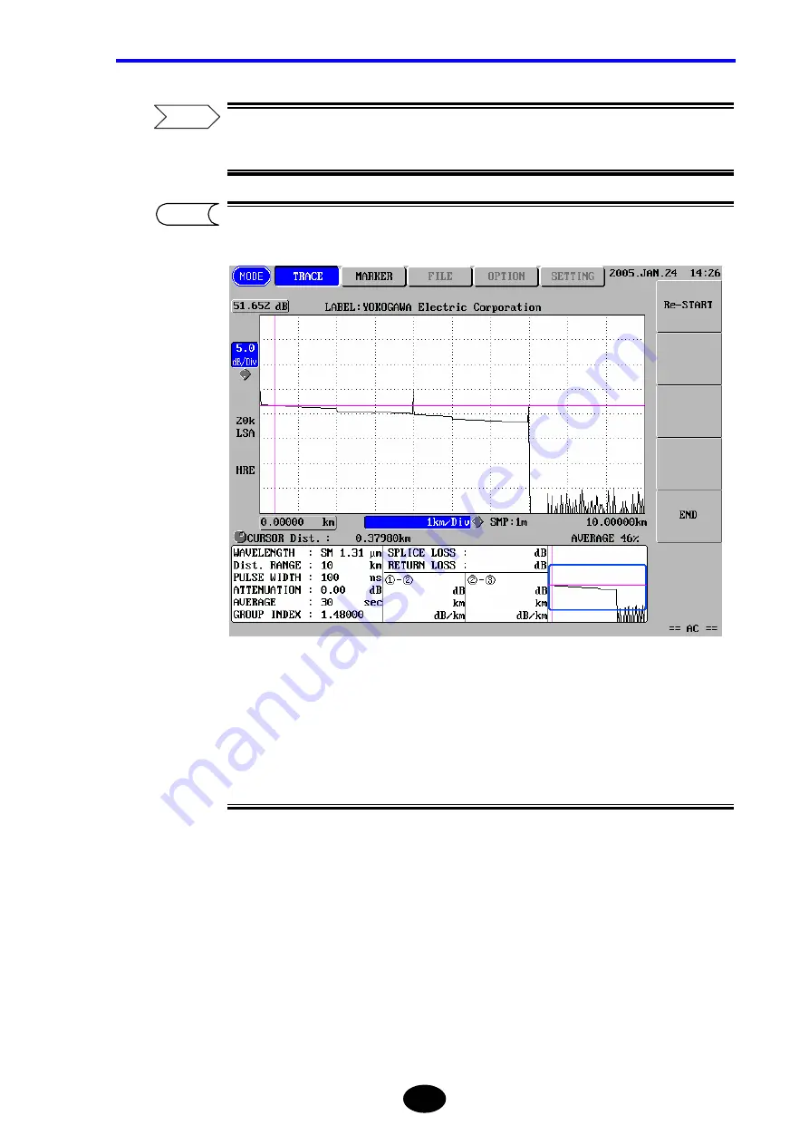 YOKOGAWA AQ7260 OTDR Скачать руководство пользователя страница 350