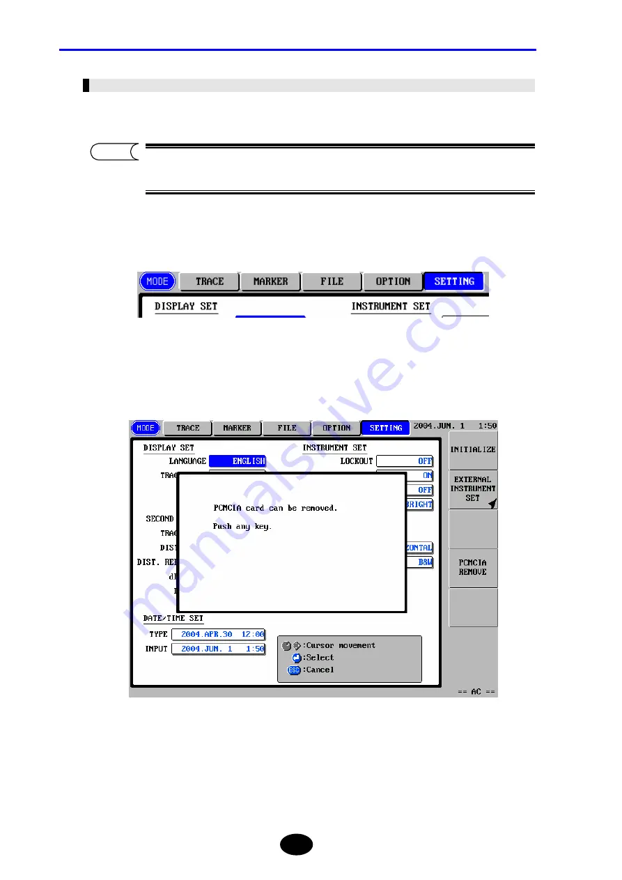 YOKOGAWA AQ7260 OTDR User Manual Download Page 365