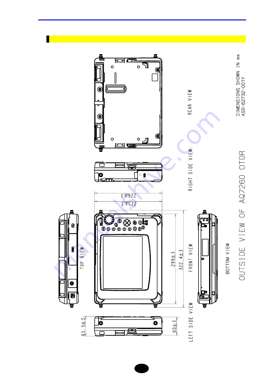 YOKOGAWA AQ7260 OTDR Скачать руководство пользователя страница 422