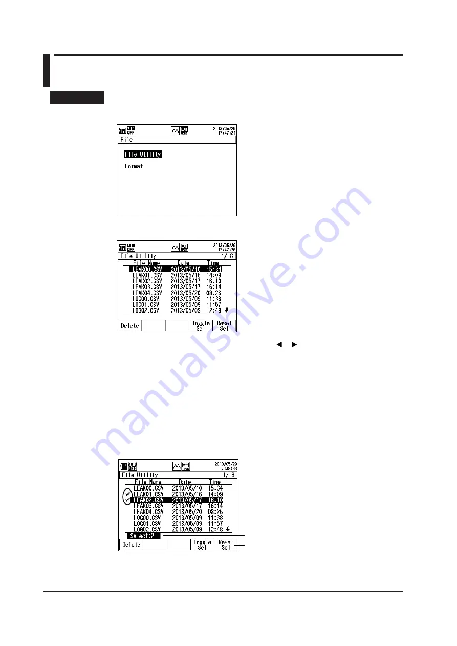 YOKOGAWA CA700-01 User Manual Download Page 63