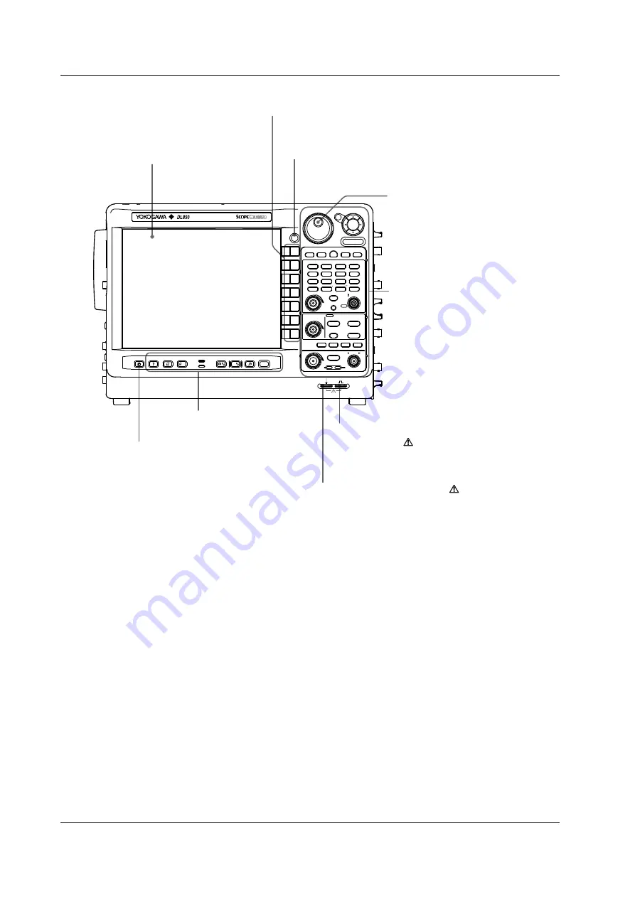 YOKOGAWA DL850 ScopeCorder User Manual Download Page 20