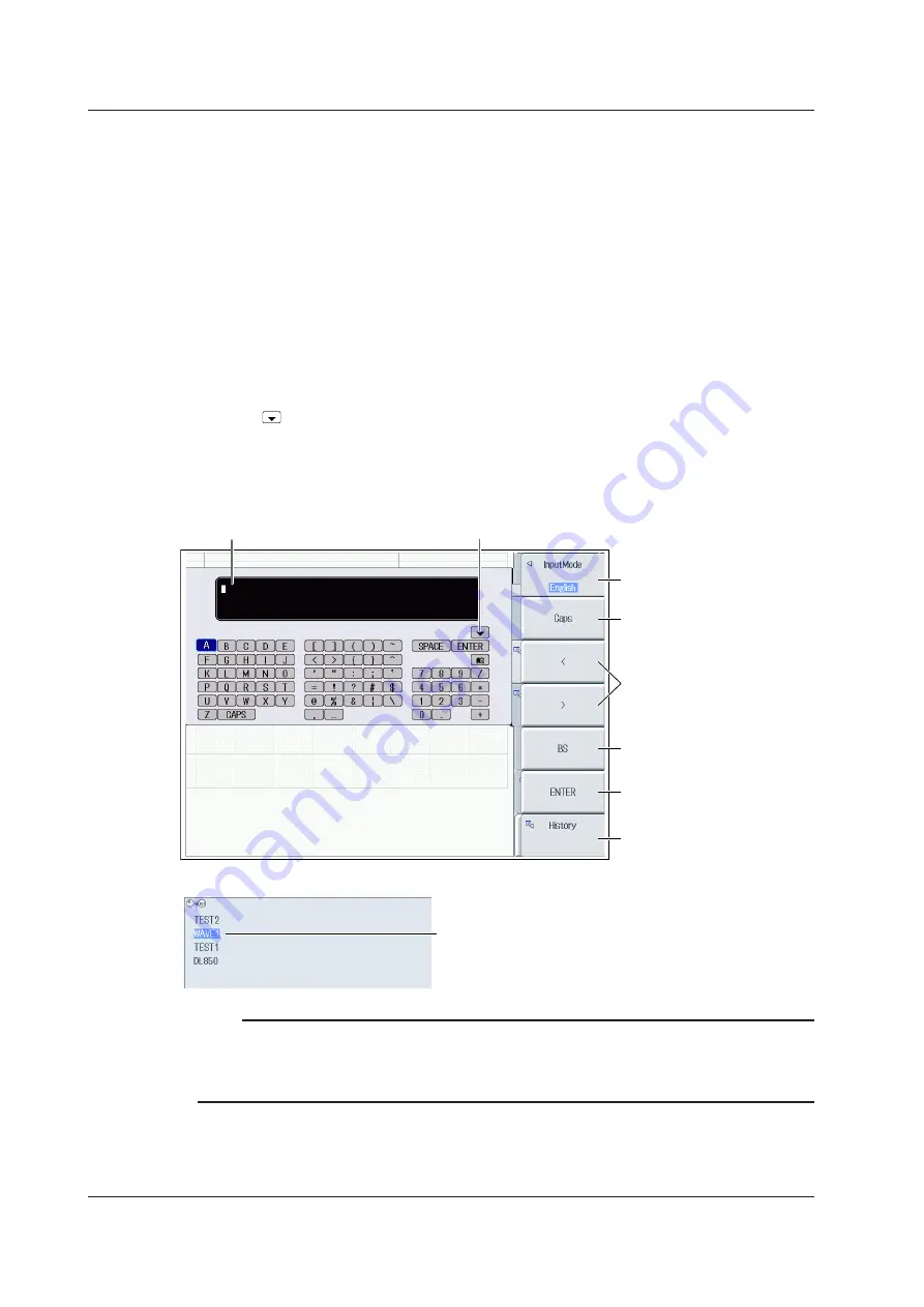 YOKOGAWA DL850 ScopeCorder User Manual Download Page 88