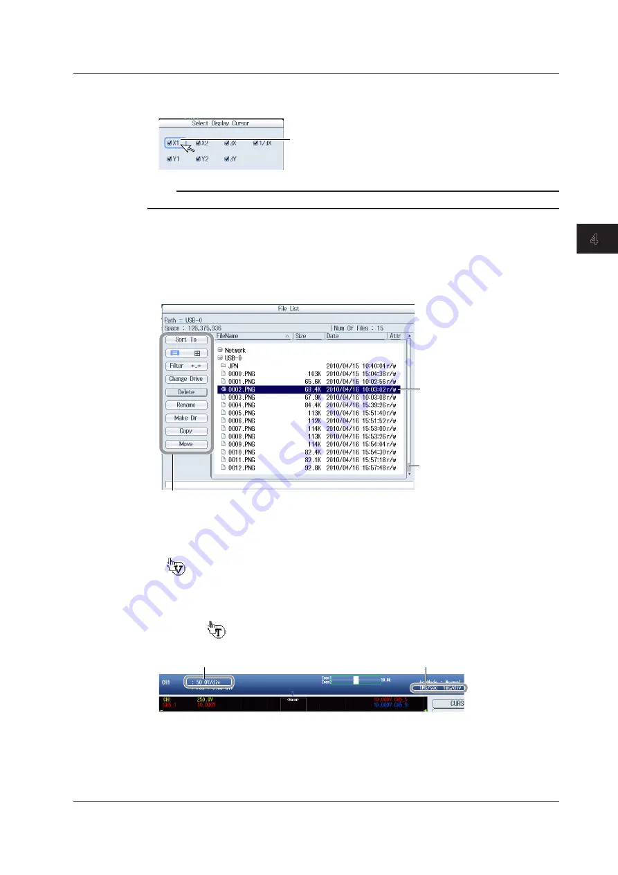 YOKOGAWA DL850 ScopeCorder User Manual Download Page 93