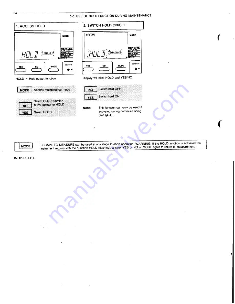 YOKOGAWA DO400 Instruction Manual Download Page 38