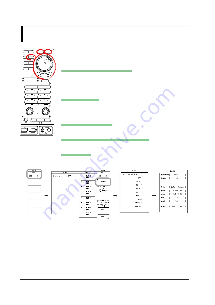 YOKOGAWA ScopeCorder DL750 User Manual Download Page 20