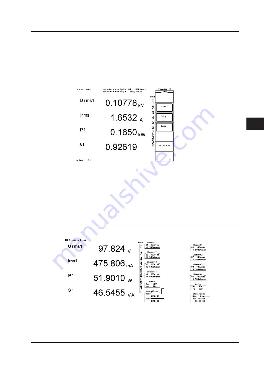 YOKOGAWA wt3000 User Manual Download Page 167