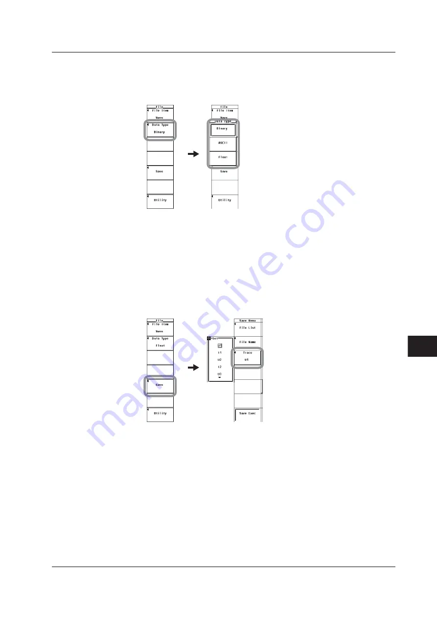 YOKOGAWA wt3000 User Manual Download Page 254