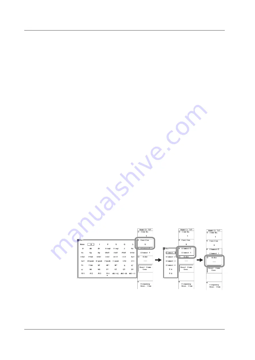 YOKOGAWA WT3000E User Manual Download Page 121