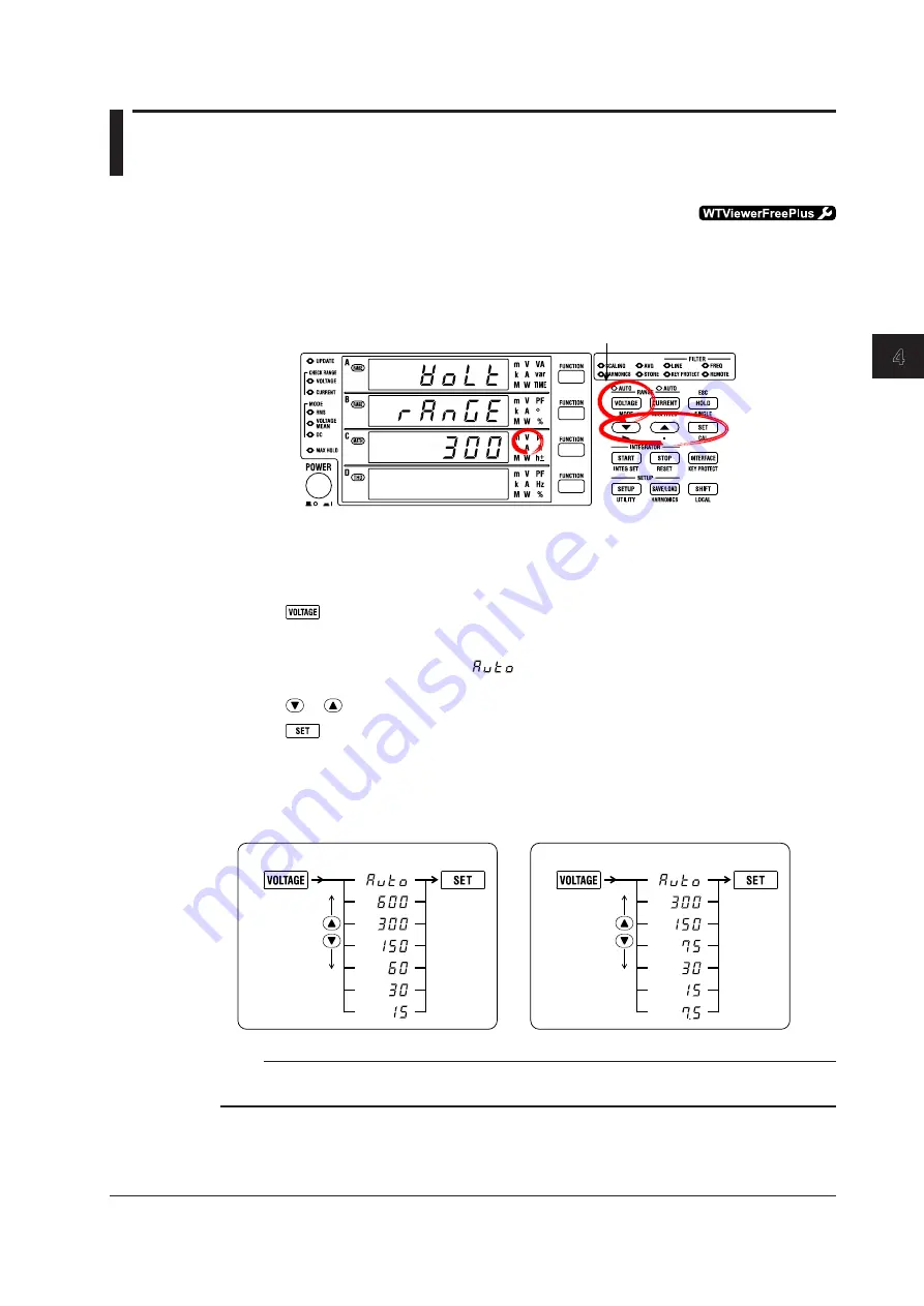 YOKOGAWA WT310 User Manual Download Page 81