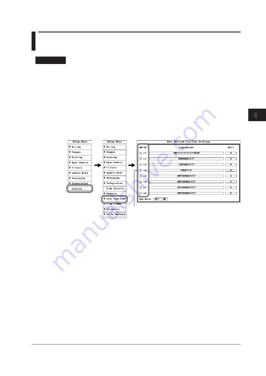 YOKOGAWA WT500 User Manual Download Page 159