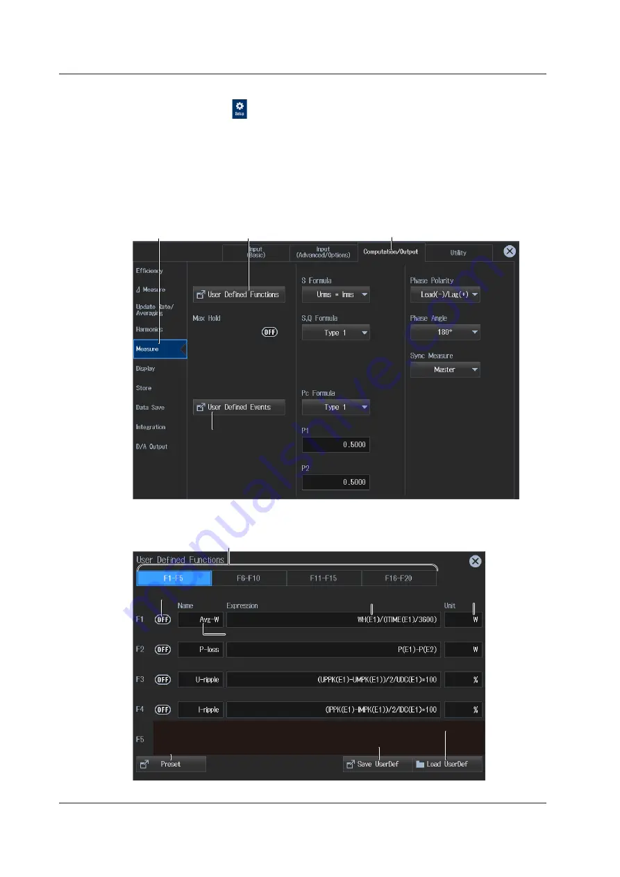 YOKOGAWA WT5000 User Manual Download Page 96