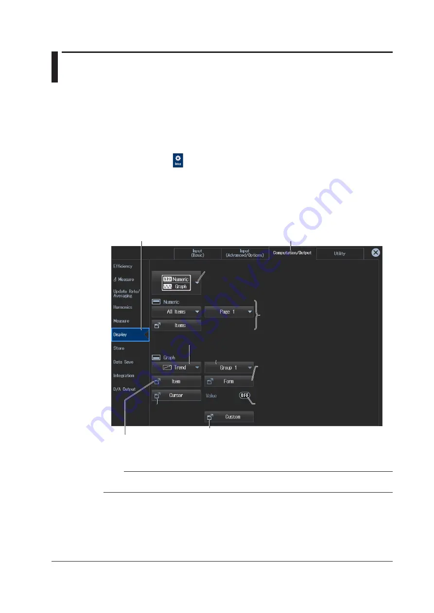 YOKOGAWA WT5000 User Manual Download Page 122