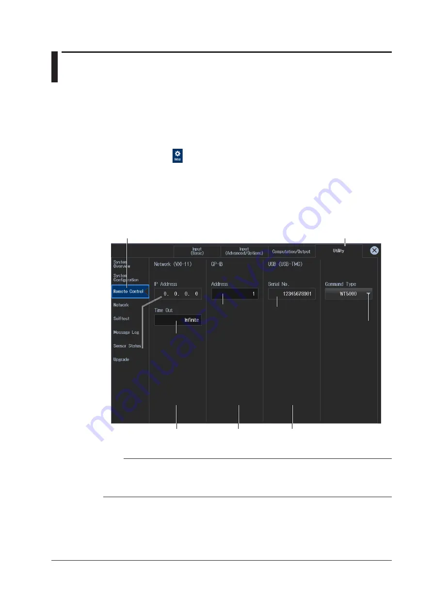 YOKOGAWA WT5000 User Manual Download Page 212