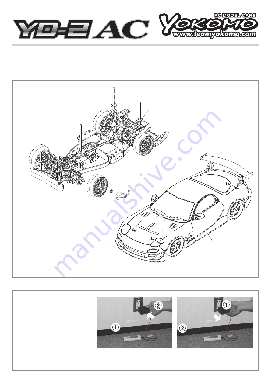 Yokomo YD-2 AC Manual Download Page 1