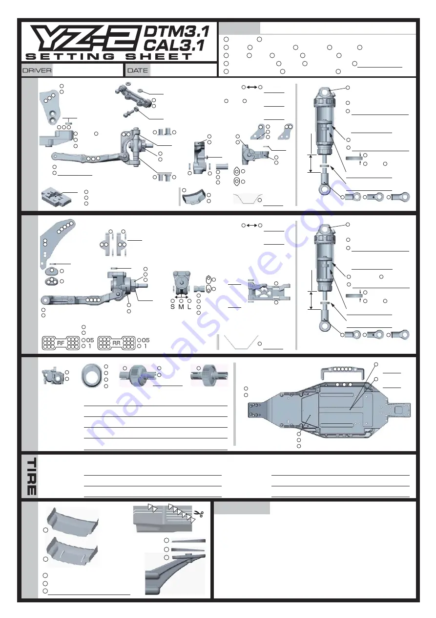 Yokomo YZ-2 CAL 3.1 Manual Download Page 27