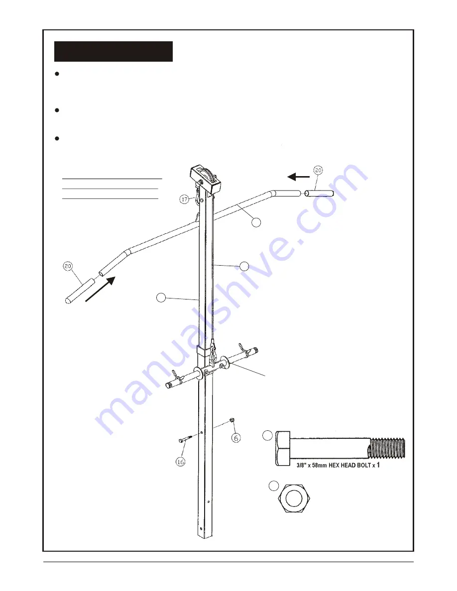 York Fitness 5620 lat attachment Instruction Manual Download Page 5