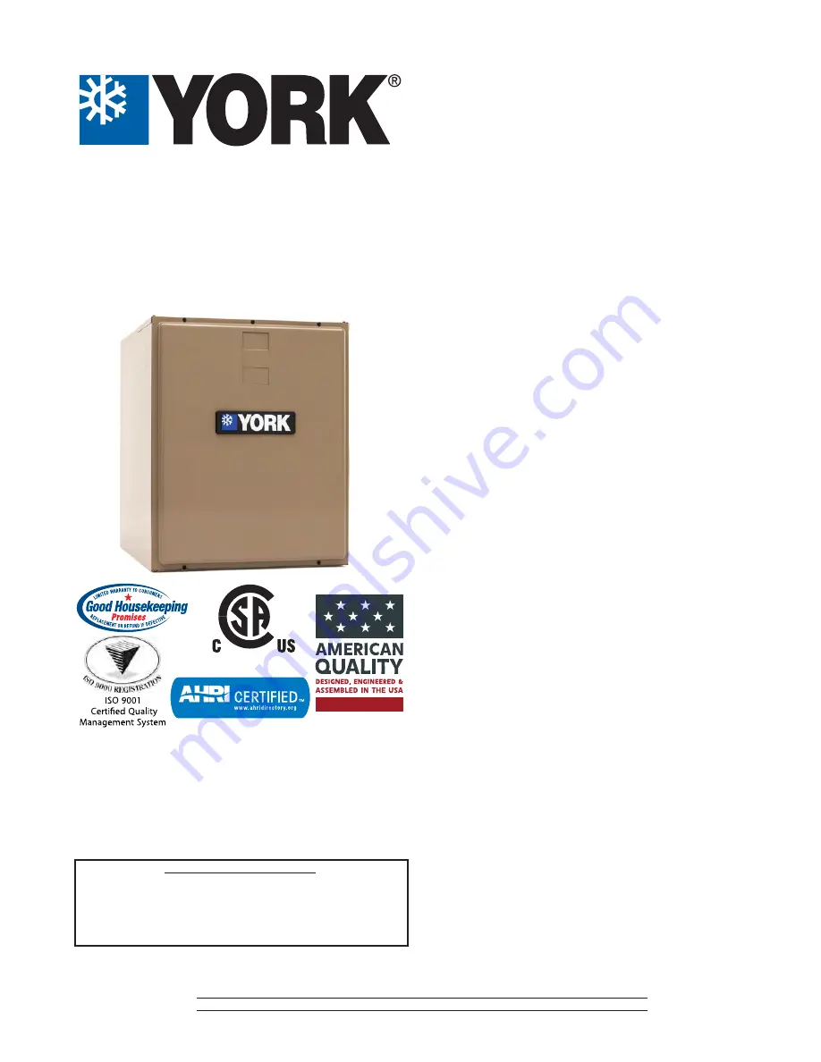 York MP SERIES Technical Manual Download Page 1