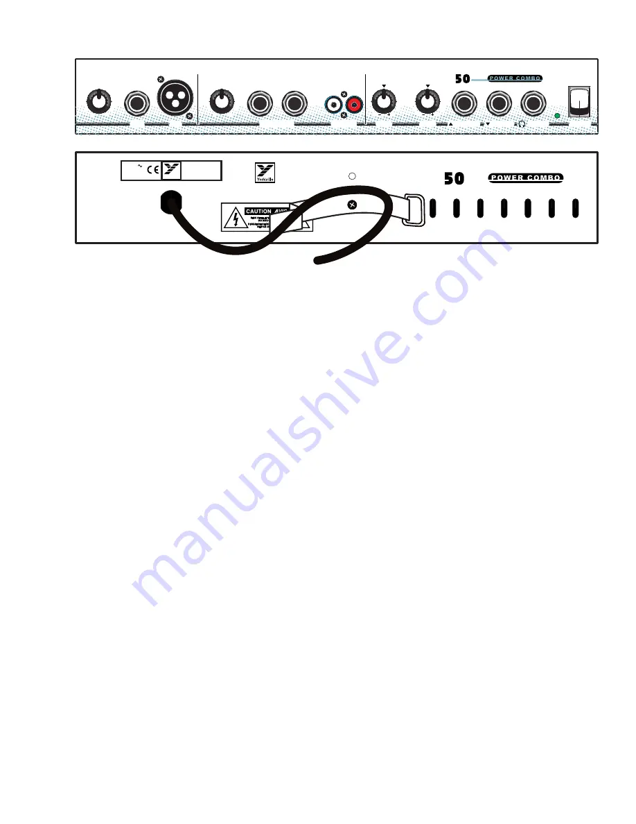 YORKVILLE 50KB POWER COMBO Скачать руководство пользователя страница 5