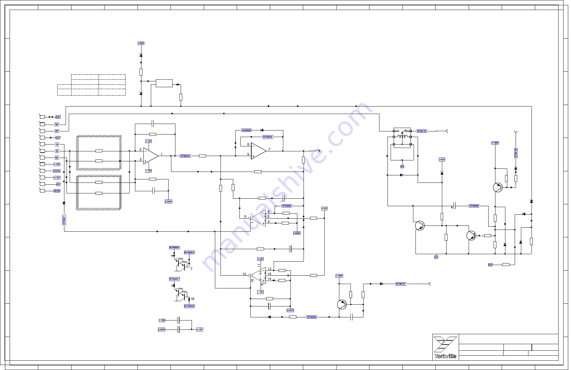 YORKVILLE AP6020 Service Manual Download Page 7