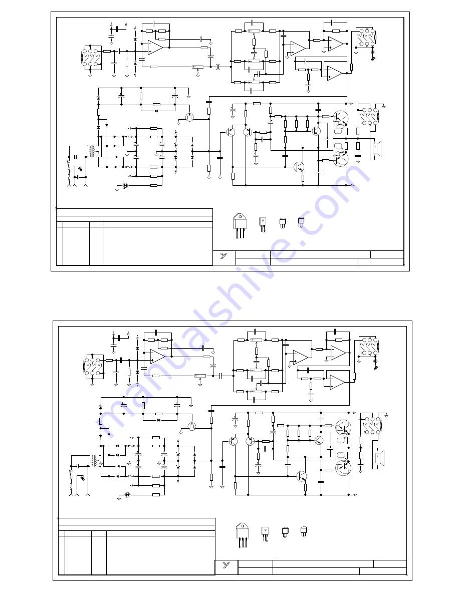 YORKVILLE BASS MASTER 50 Service Manual Download Page 3