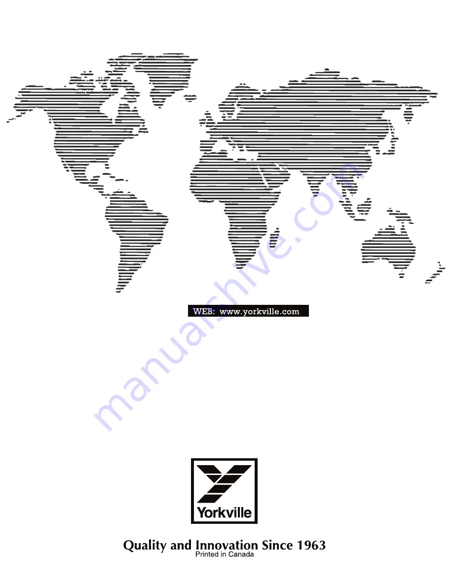 YORKVILLE CR5 Owner'S Manual Download Page 12