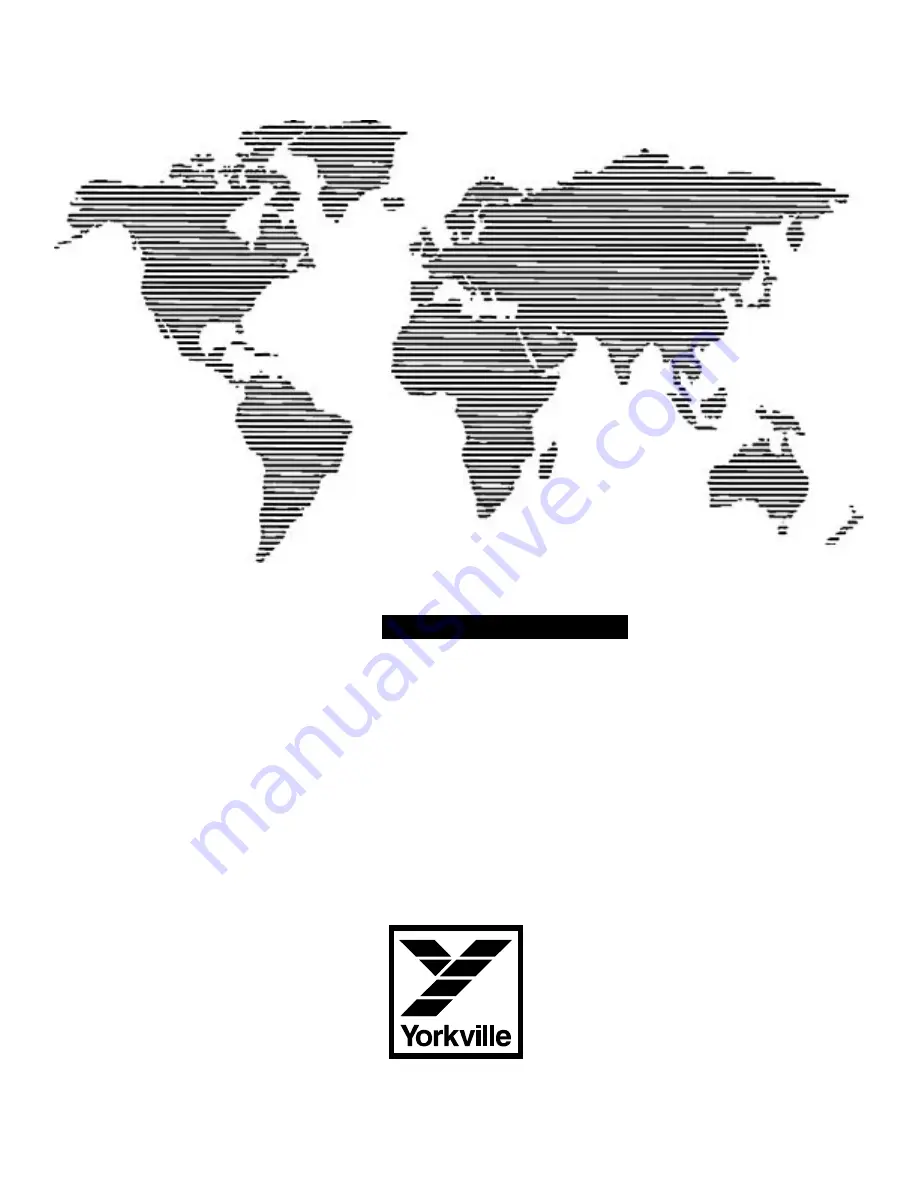 YORKVILLE elite eXcursion2000 YS1031 Owner'S Manual Download Page 16