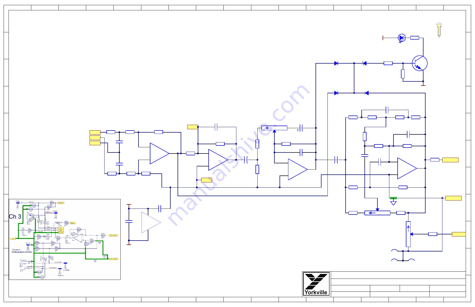 YORKVILLE EXM 70 Service Manual Download Page 44