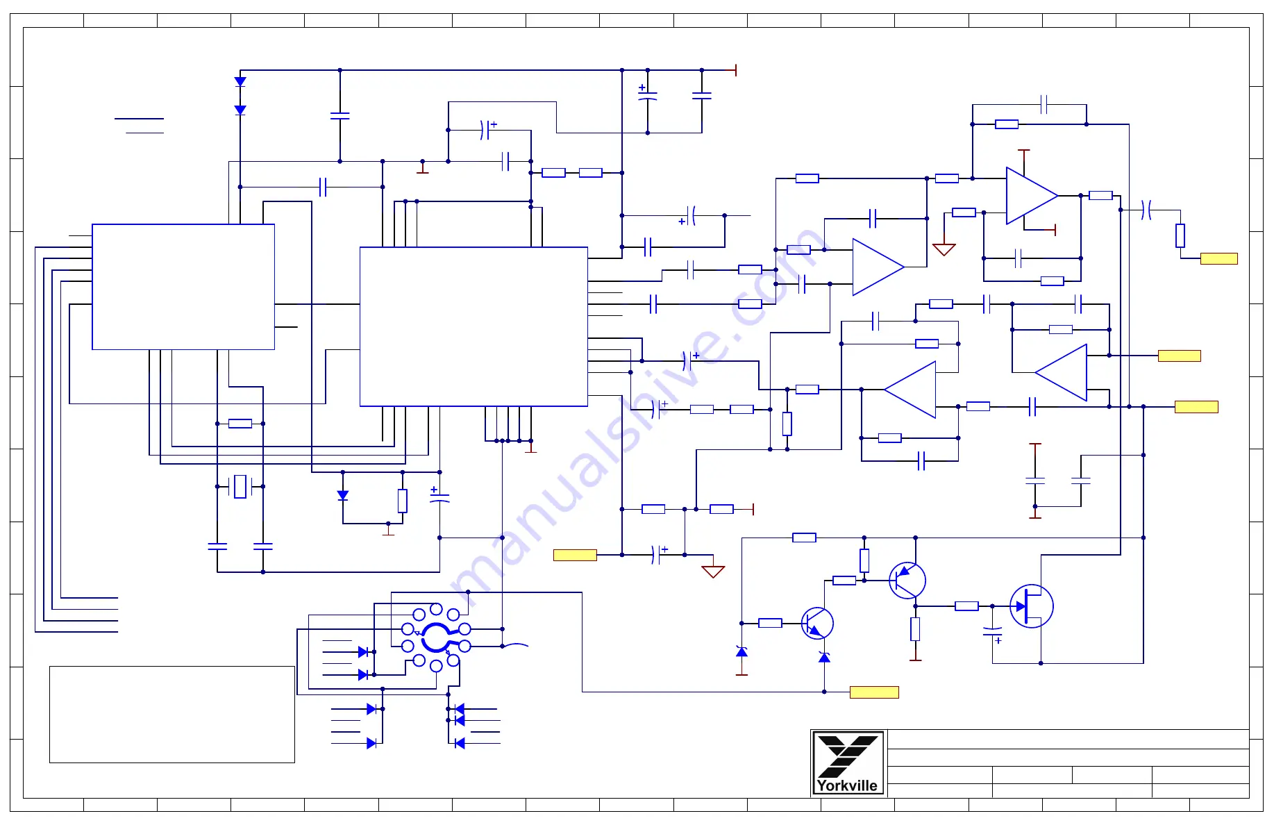 YORKVILLE EXM 70 Service Manual Download Page 45