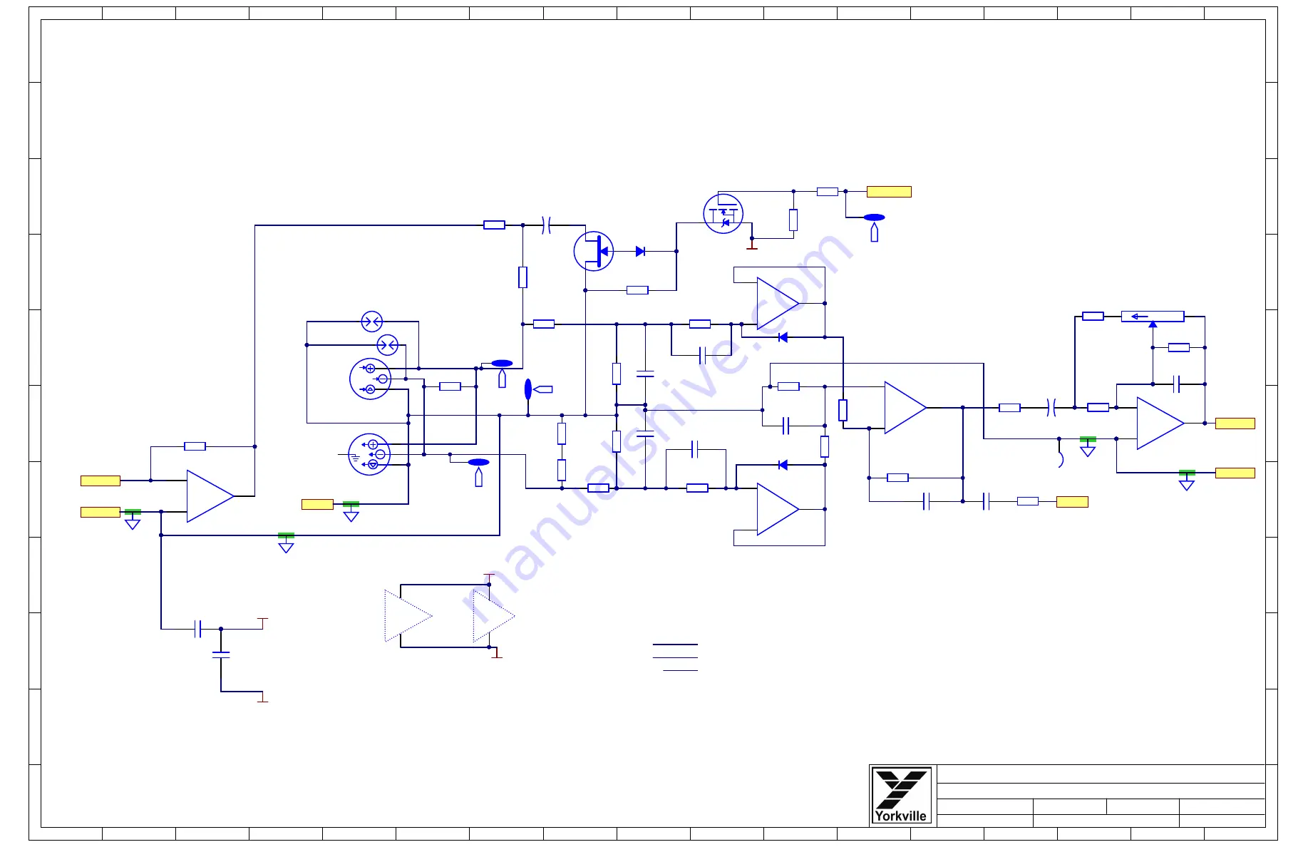 YORKVILLE EXM 70 Service Manual Download Page 46