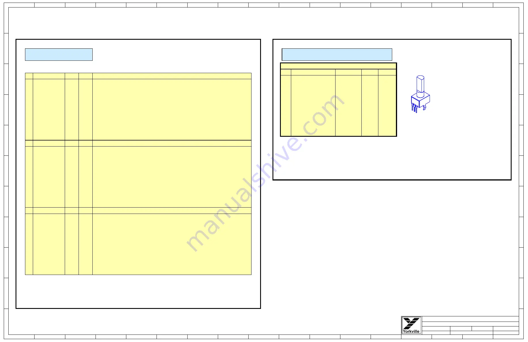 YORKVILLE EXM 70 Service Manual Download Page 56