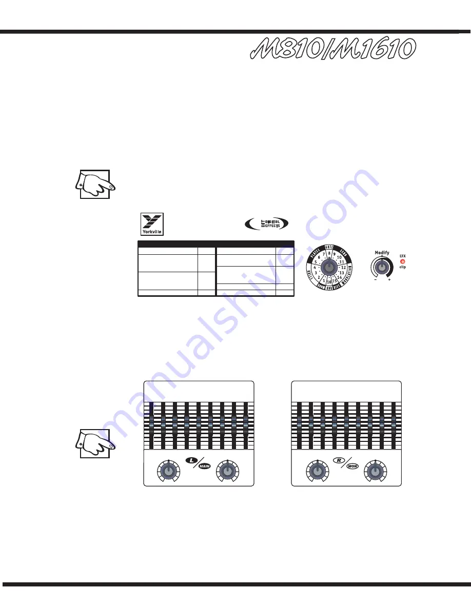 YORKVILLE M1610 Owner'S Manual Download Page 8