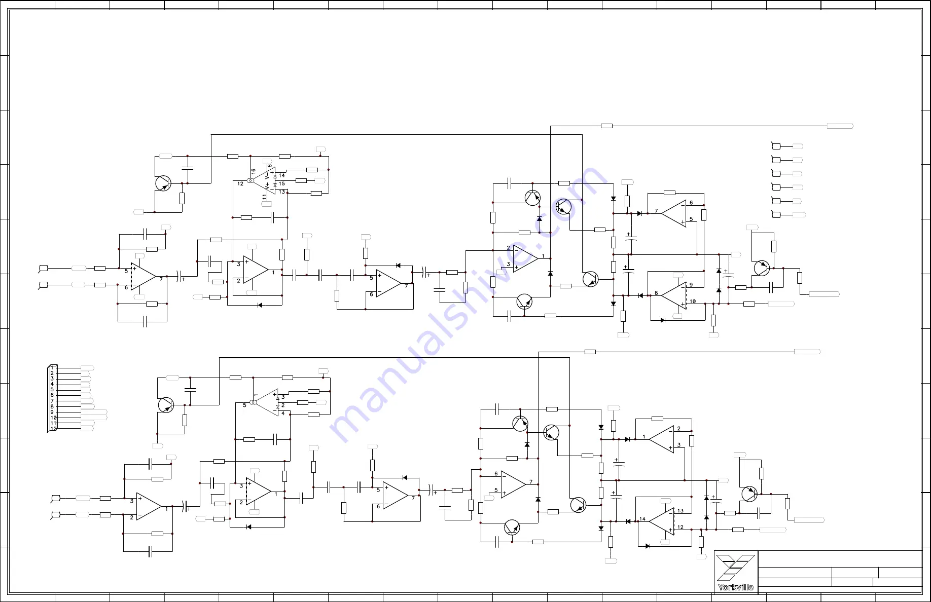 YORKVILLE M1610 Service Manual Download Page 63