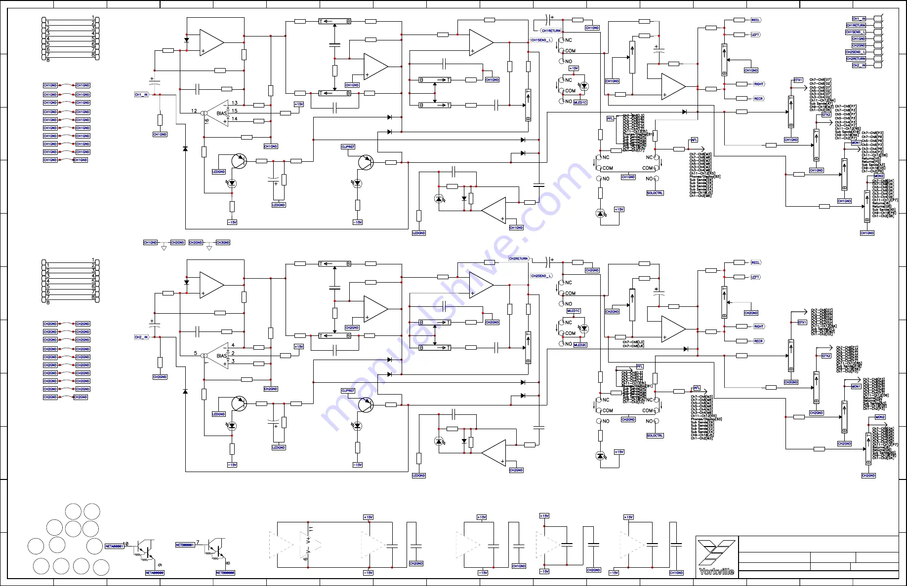 YORKVILLE MC12D Service Manual Download Page 5