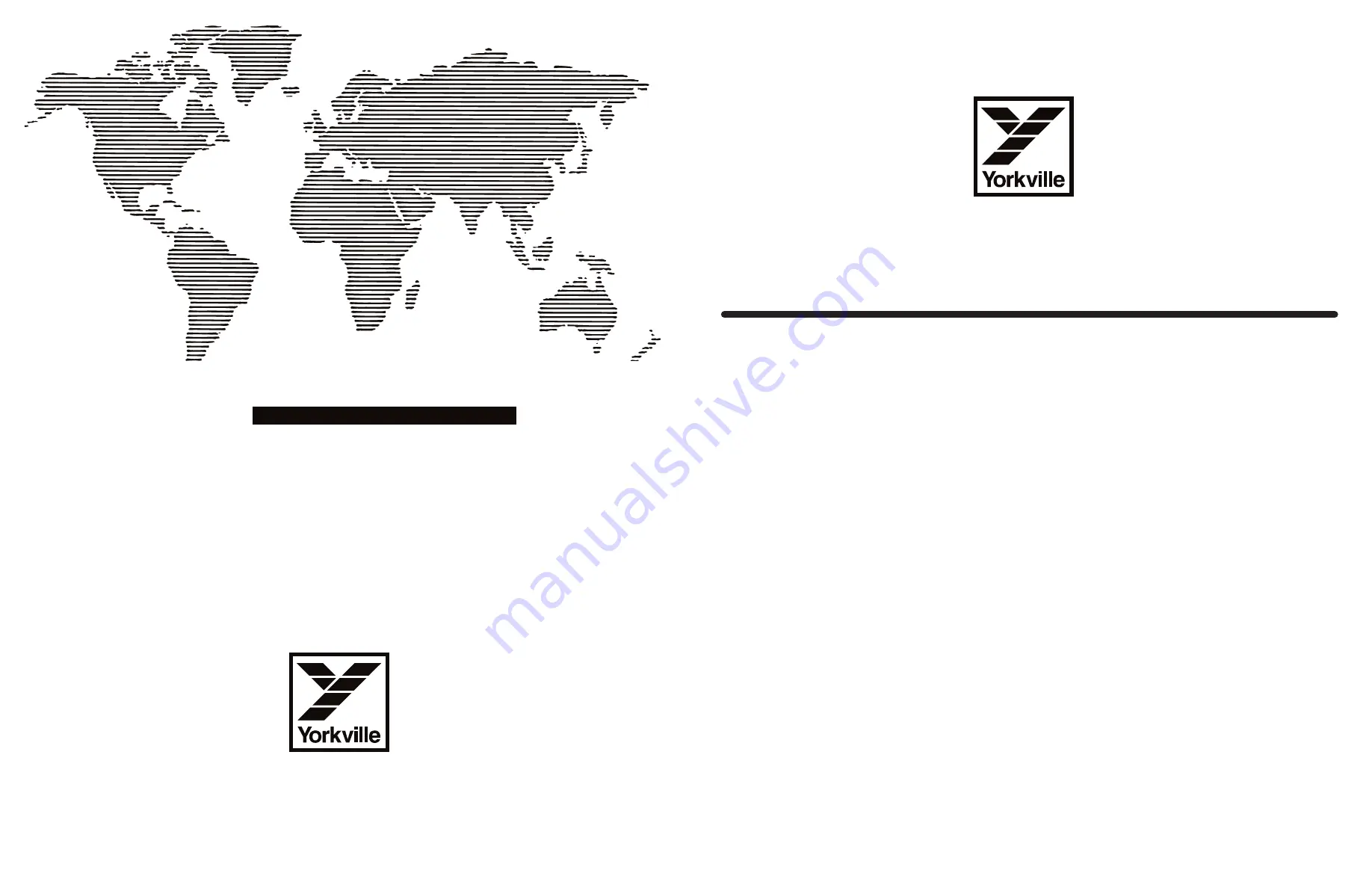 YORKVILLE PGM8 Service Manual Download Page 1