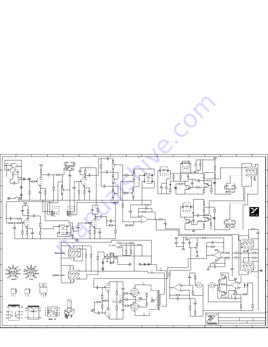 YORKVILLE Traynor Custom Valve 20 Скачать руководство пользователя страница 6