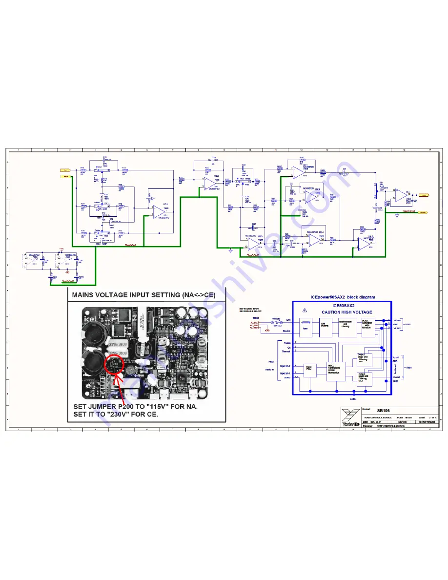 YORKVILLE Traynor SB106 Service Manual Download Page 15