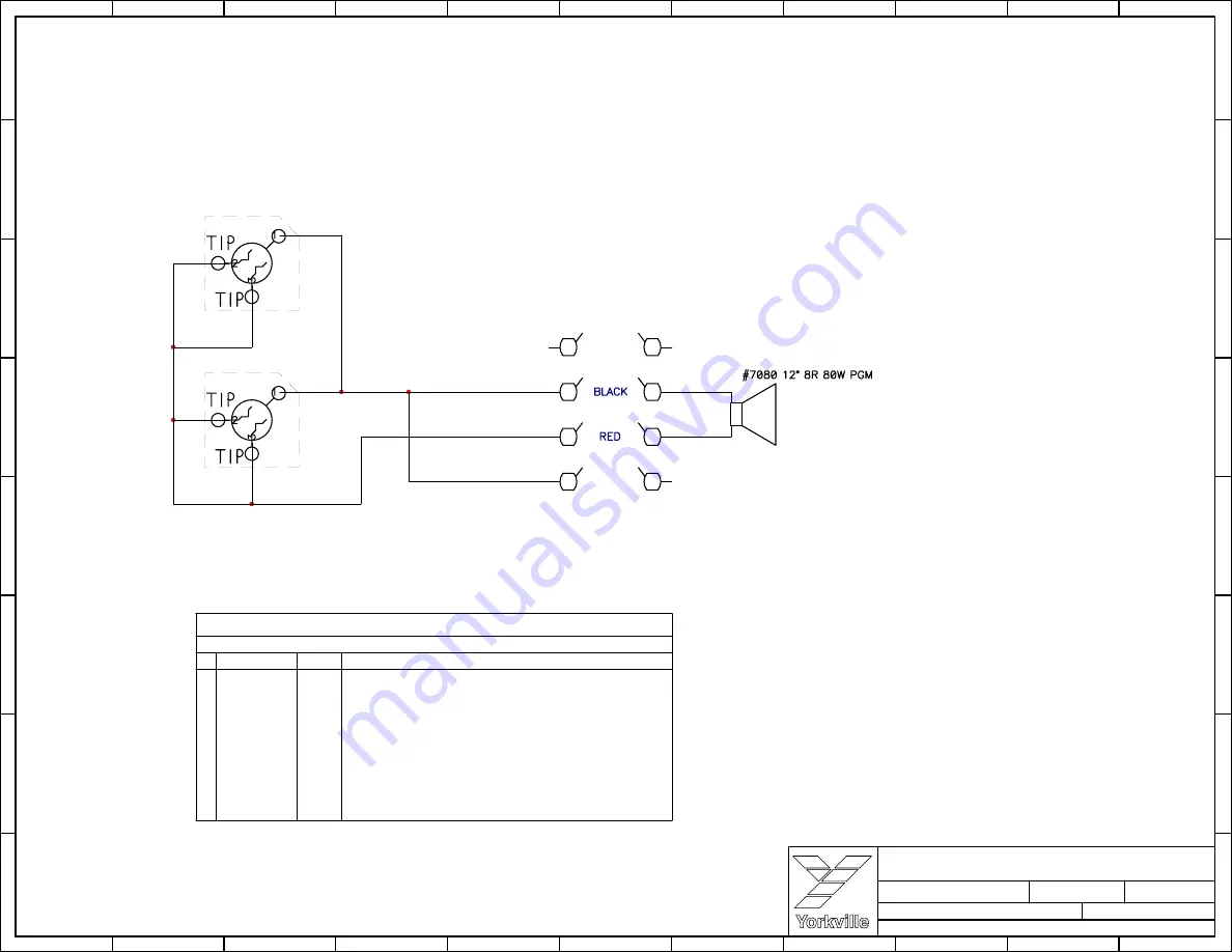 YORKVILLE Traynor YCX12 Service Manual Download Page 6