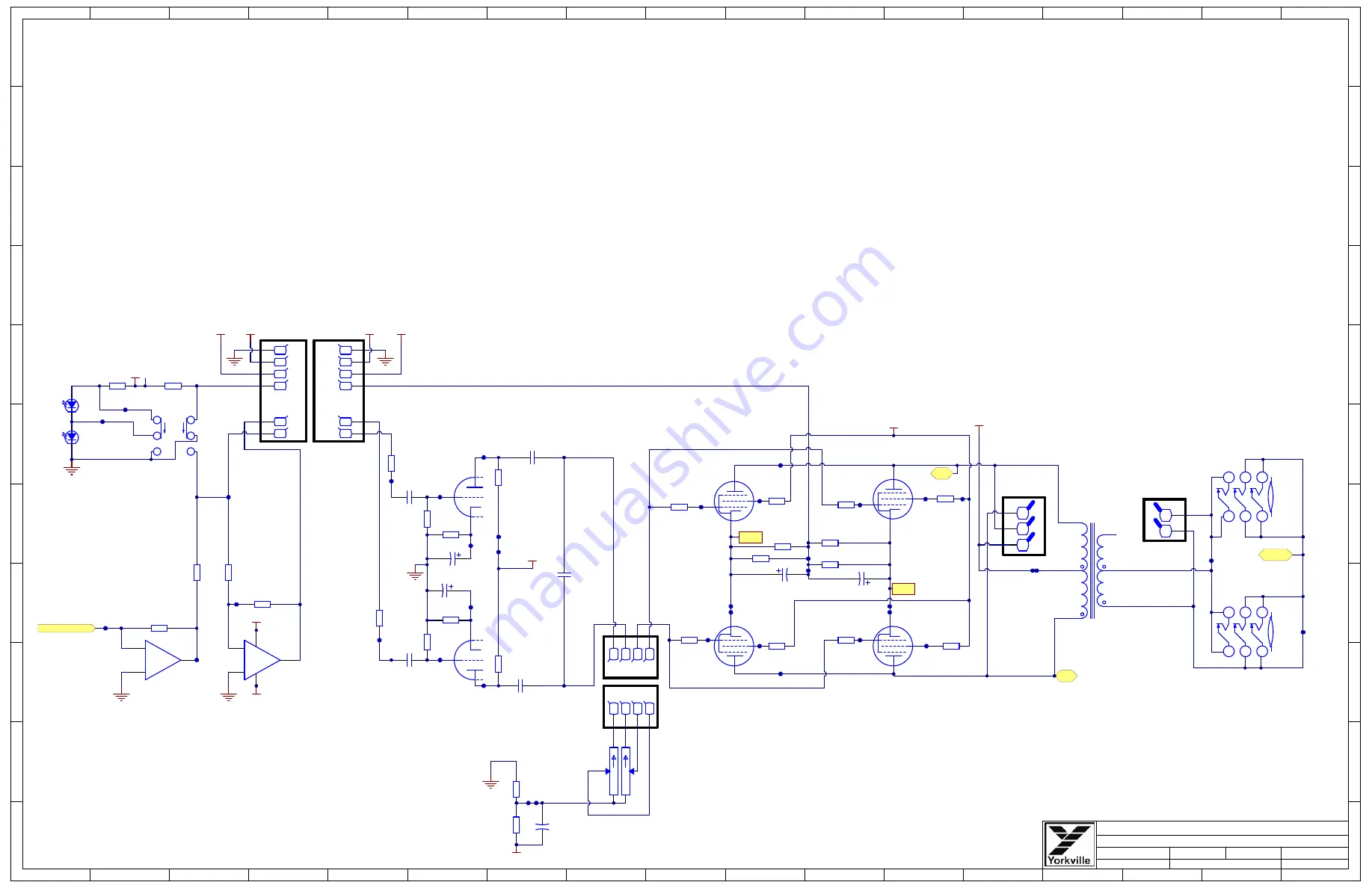 YORKVILLE Traynor YGL2 Service Manual Download Page 8