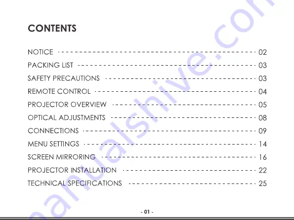 YOWHICK GDP1W User Manual Download Page 3